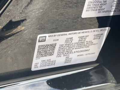 2026 GMC Sierra 1500 AT4X